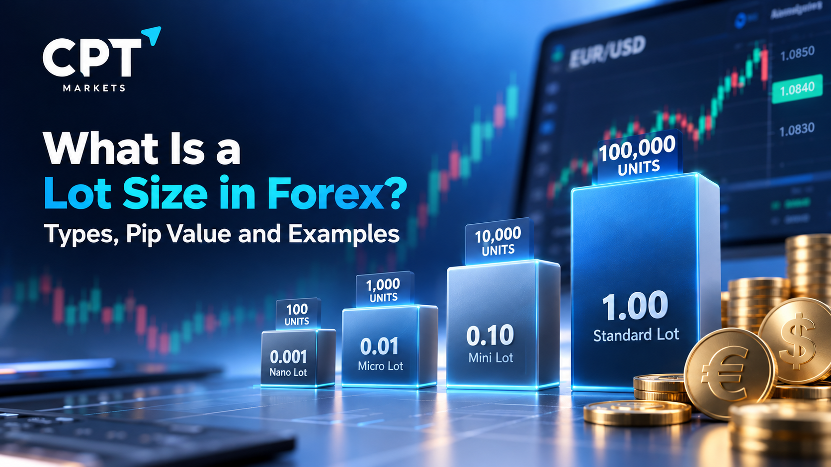¿Qué es el tamaño de lote en Forex? Tipos, valor del pip y ejemplos