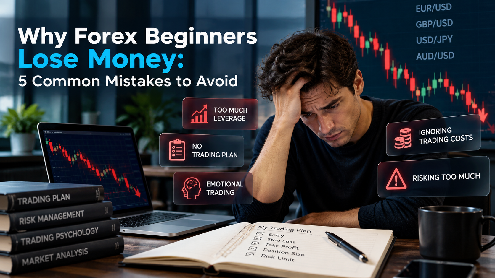 ทำไมมือใหม่เทรด Forex ถึงขาดทุน? 5 ข้อผิดพลาดที่ควรหลีกเลี่ยง